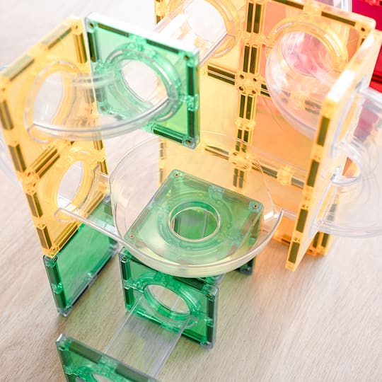 Connetix® Rainbow Magnetic Tiles Ball Run Expansion Kit